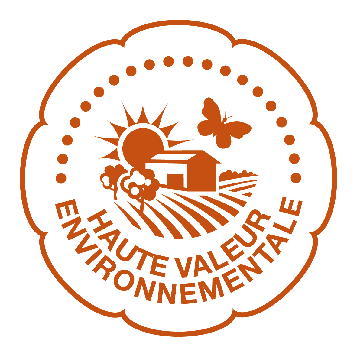 Logo Haute valeur environnementale, domaine de l'Arguray, près de Saumur